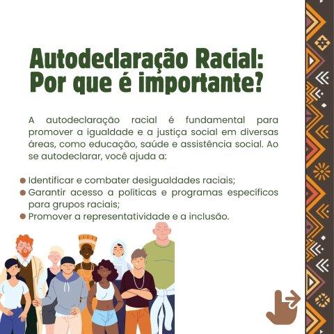 VOCÊ SABE POR QUE AUTODECLARAÇÃO RACIAL É IMPORTANTE? - Prefeitura ...